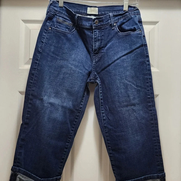 Levi's Jeans 515 Capri Women's 6 Blue Denim Dark Wash - Picture 3 of 10